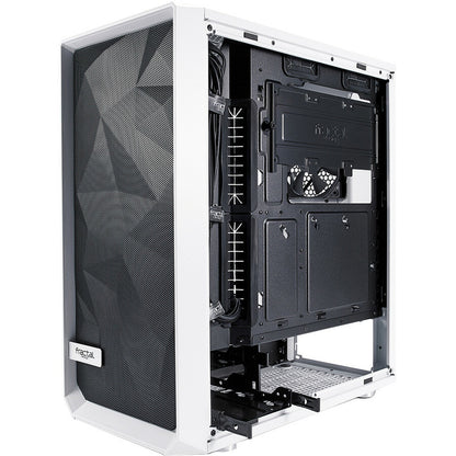 Boîtier d'ordinateur Fractal Design Meshify C Blanc - TG FD-CA-MESH-C-WT-TGC