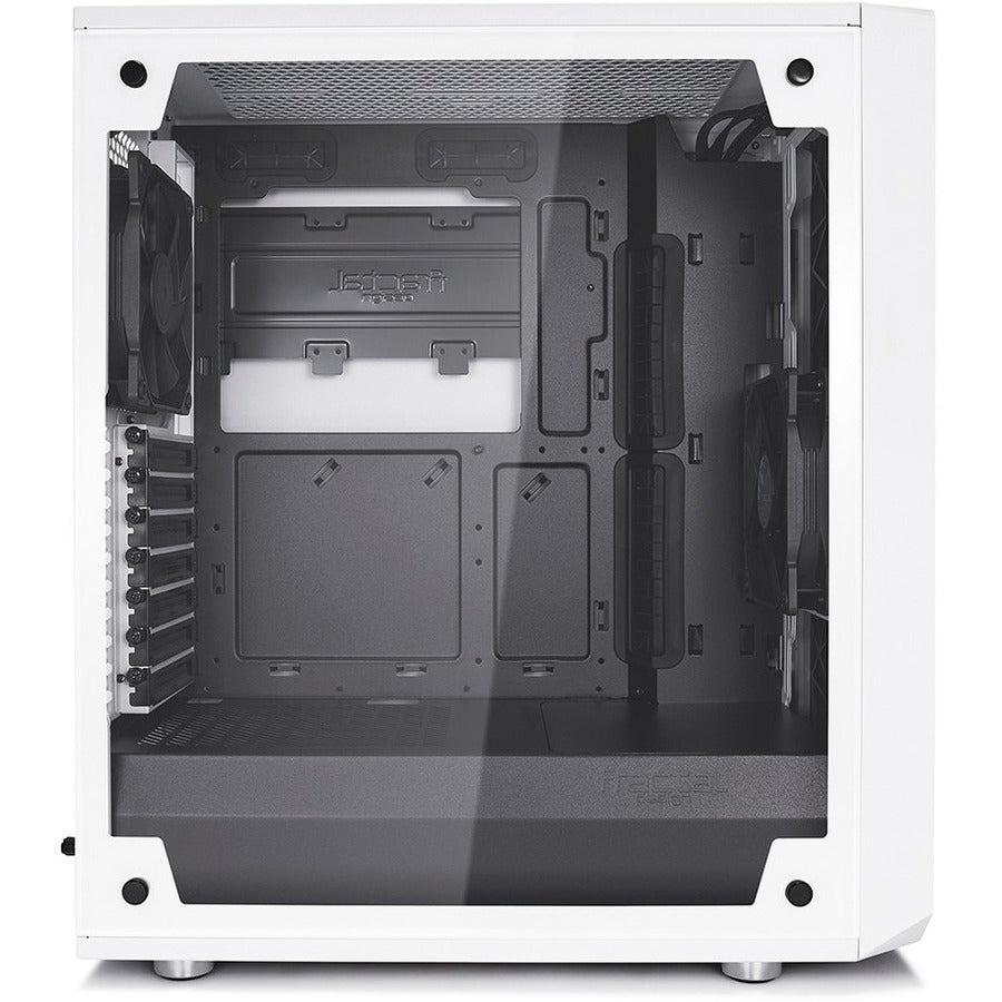 Boîtier d'ordinateur Fractal Design Meshify C Blanc - TG FD-CA-MESH-C-WT-TGC