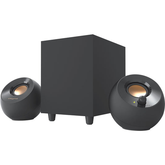 Système d'enceintes Creative Pebble Plus 2.1 - 8 W RMS - Noir 51MF0480AA000