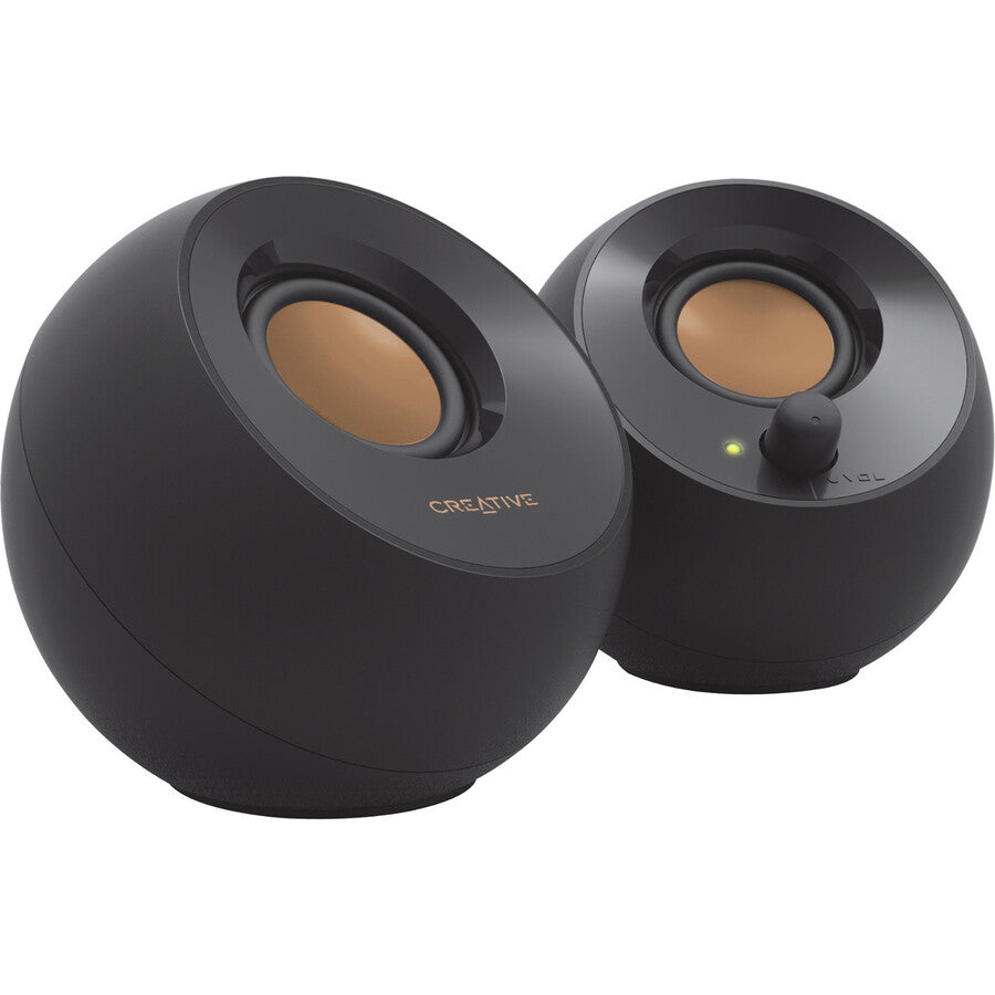 Système d'enceintes Creative Pebble 2.0 - 4,4 W RMS - Noir 51MF1680AA000