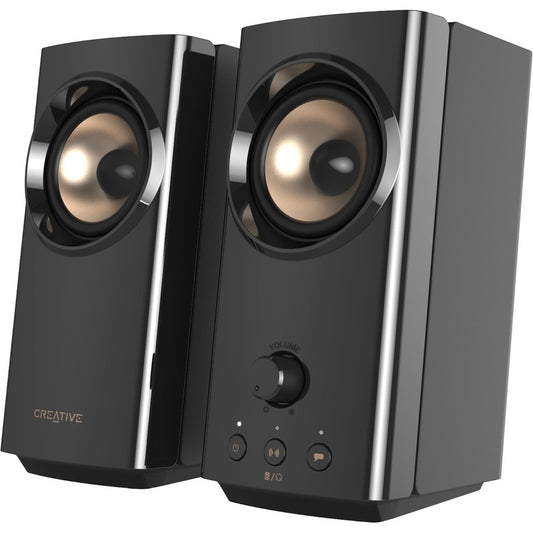 Système d'enceintes Bluetooth Creative T60 2.0 - 30 W RMS - Noir 51MF1705AA000
