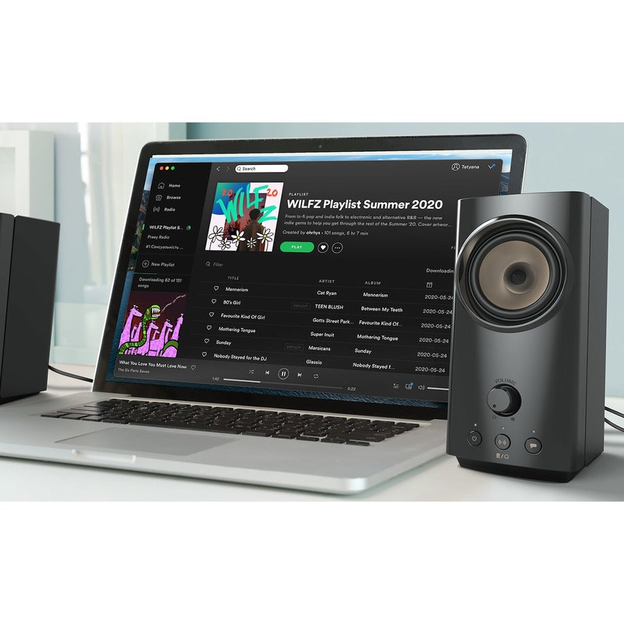 Système d'enceintes Bluetooth Creative T60 2.0 - 30 W RMS - Noir 51MF1705AA000