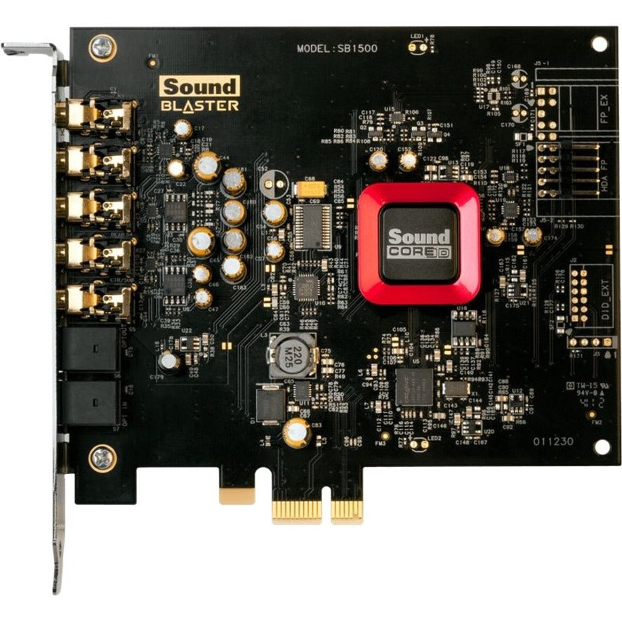 Carte son et DAC PCI-e hautes performances pour jeux et divertissements Creative 70SB150000004