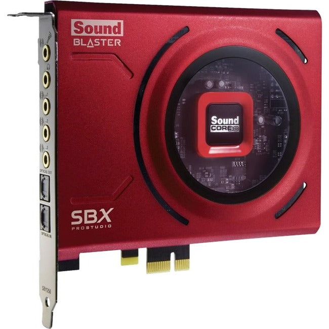 Carte son et DAC PCI-e hautes performances pour jeux et divertissements Creative 70SB150000004