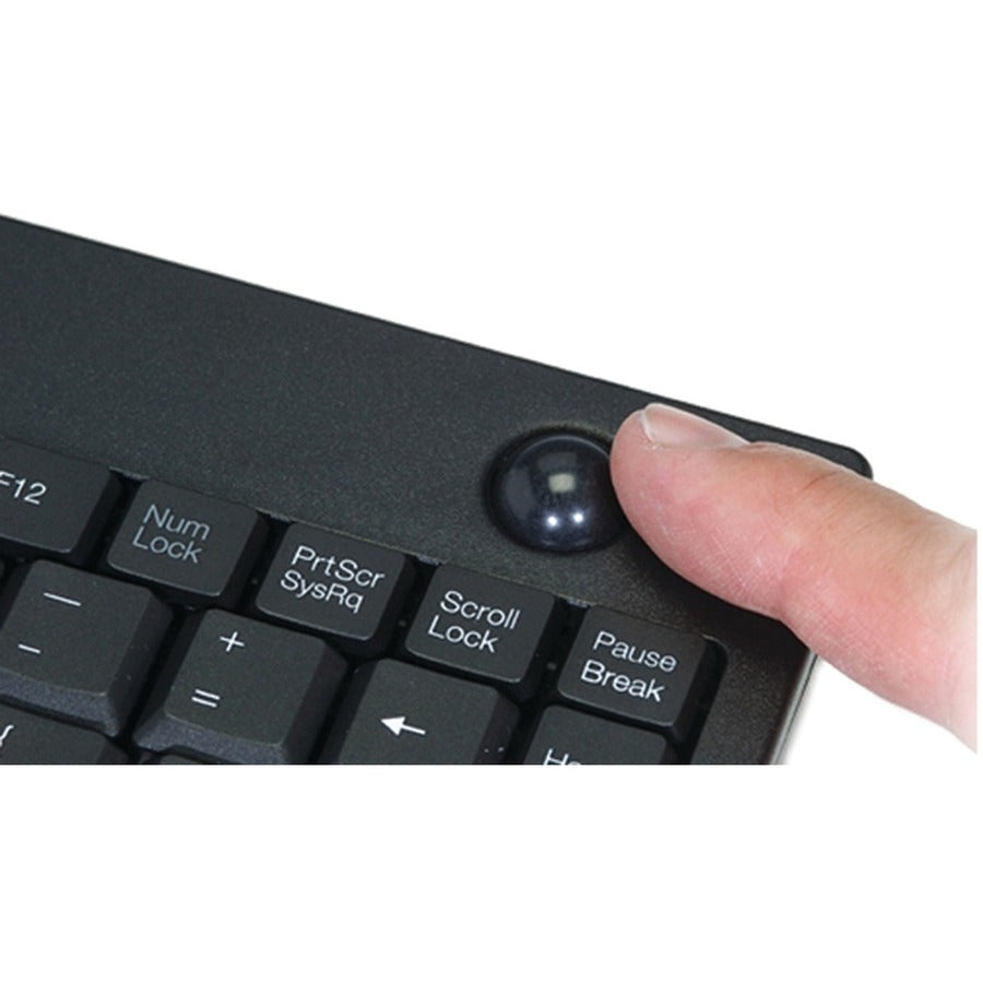 Mini-clavier trackball sans fil Adesso WKB-3100UB