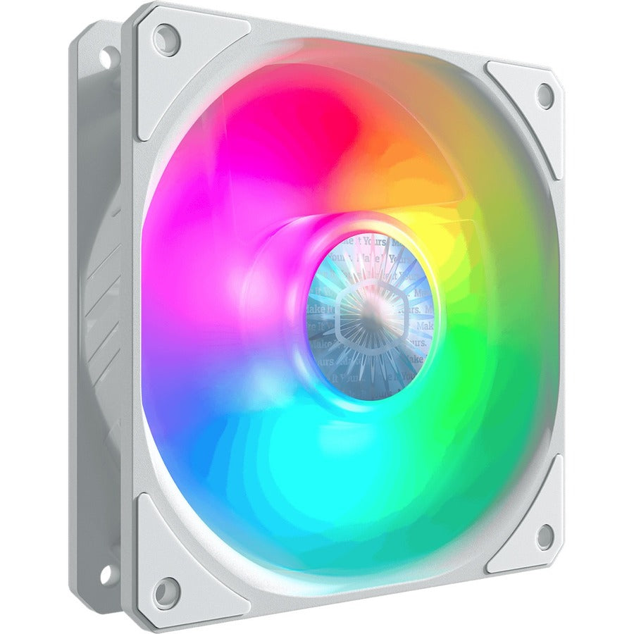 Cooler Master SickleFlow 120 ARGB Édition Blanche 3 EN 1 - Pack de 3 MFX-B2DW-183PA-R1