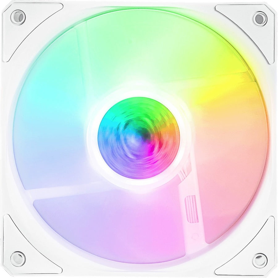 Cooler Master SickleFlow 120 ARGB Édition Blanche 3 EN 1 - Pack de 3 MFX-B2DW-183PA-R1
