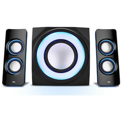 Cyber Acoustics Curve CA-3712BT 2.1 Bluetooth Speaker System - Black CA-3712BT