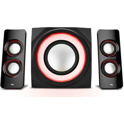 Cyber Acoustics Curve CA-3712BT 2.1 Bluetooth Speaker System - Black CA-3712BT