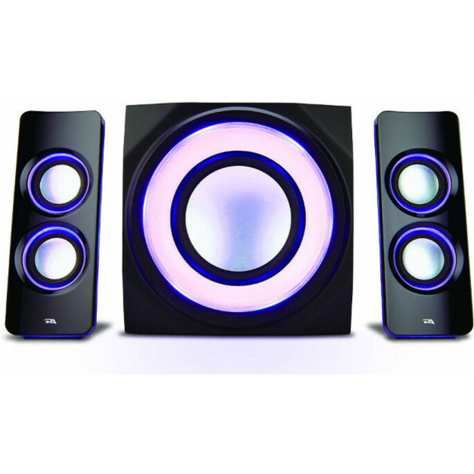 Cyber Acoustics Curve CA-3712BT 2.1 Bluetooth Speaker System - Black CA-3712BT