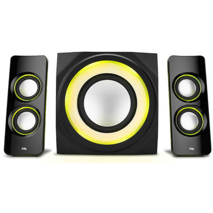 Cyber Acoustics Curve CA-3712BT 2.1 Bluetooth Speaker System - Black CA-3712BT