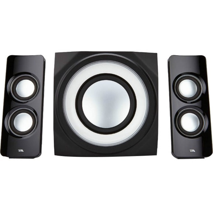 Cyber Acoustics Curve CA-3712BT 2.1 Bluetooth Speaker System - Black CA-3712BT