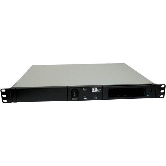 Boîtier de disque dur CRU RAX RAX215DC-3QJ - FireWire/i.LINK 800, USB 3.0, interface hôte eSATA - Montable en rack 1U - Noir 40610-3199-0001