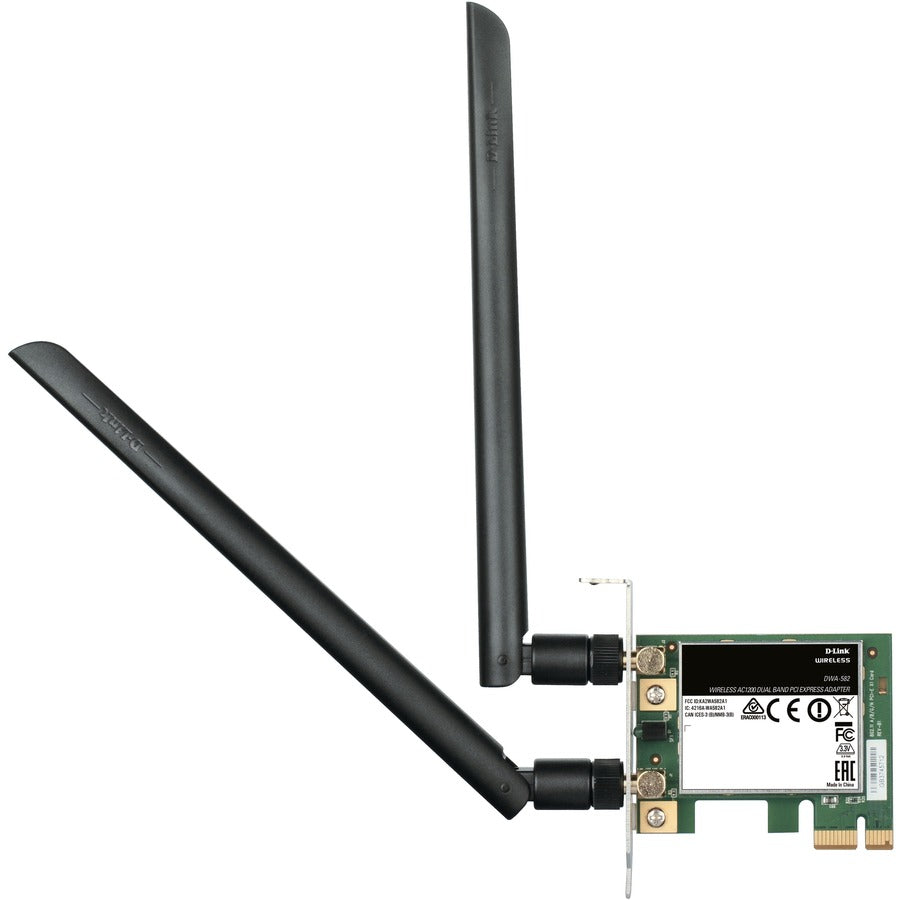 D-Link DWA-582 IEEE 802.11ac Wi-Fi Adapter for Desktop Computer DWA-582