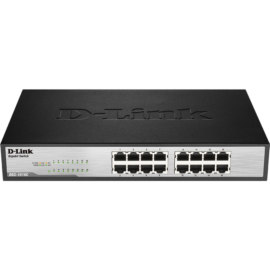 D-Link 16-Port Gigabit Unmanaged Switch DGS-1016C