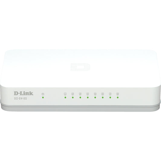 D-Link 8-Port Unmanaged Gigabit Switch GO-SW-8G