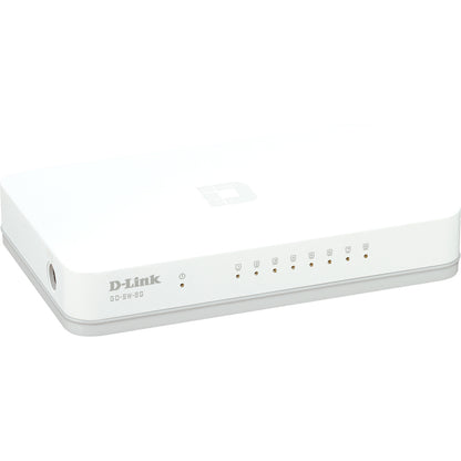 D-Link 8-Port Unmanaged Gigabit Switch GO-SW-8G