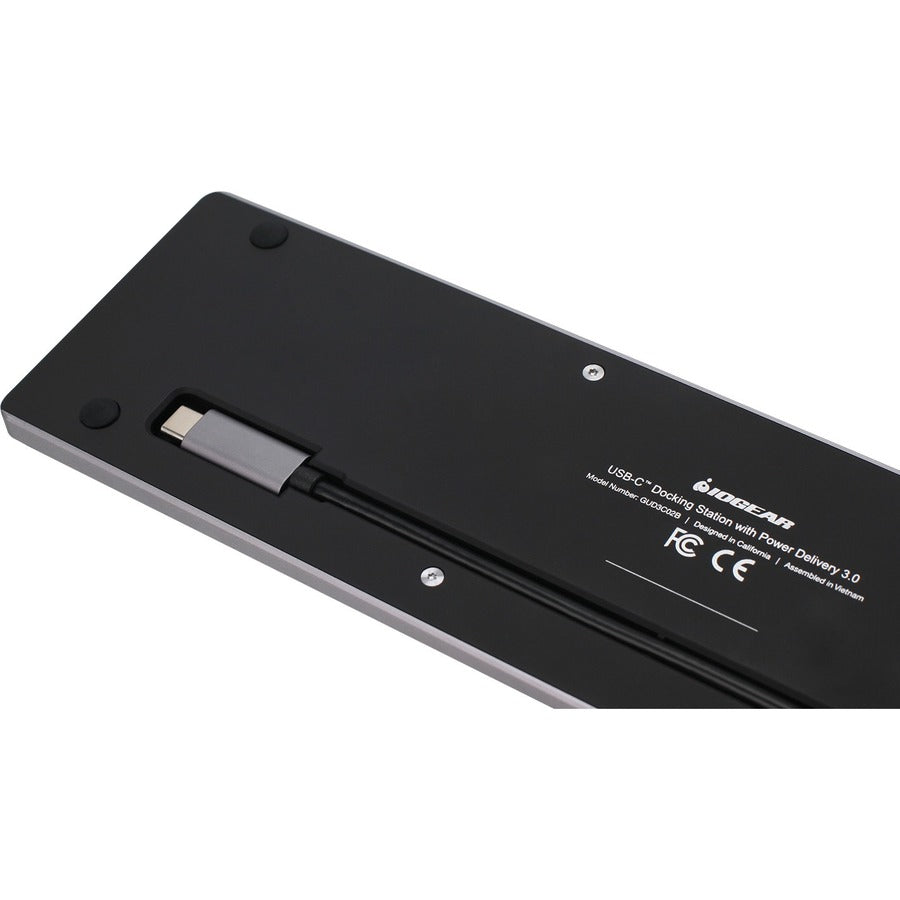 Station d'accueil ultra-mince IOGEAR Dock Pro 100 USB-C 4K GUD3C02B