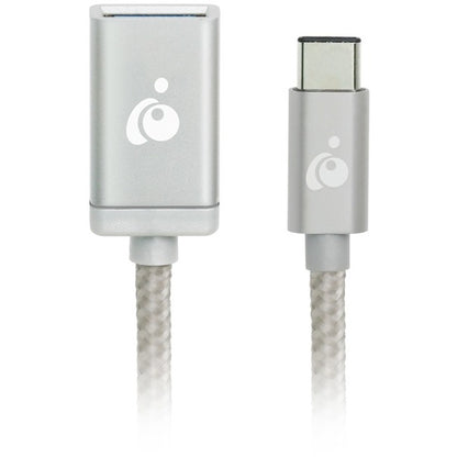 IOGEAR Charge & Sync USB-C to USB Type-A Adapter - Silver G2LU3CAF10-SIL