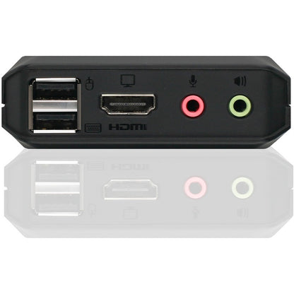 IOGEAR 2-Port 4K KVM Switch with HDMI, USB and Audio Connections GCS92HU