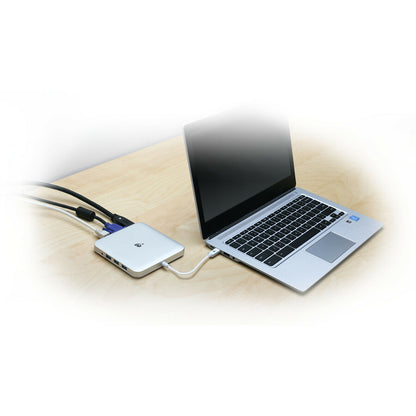 IOGEAR Compact USB-C Docking Station with PD Pass-Thru GUD3C03