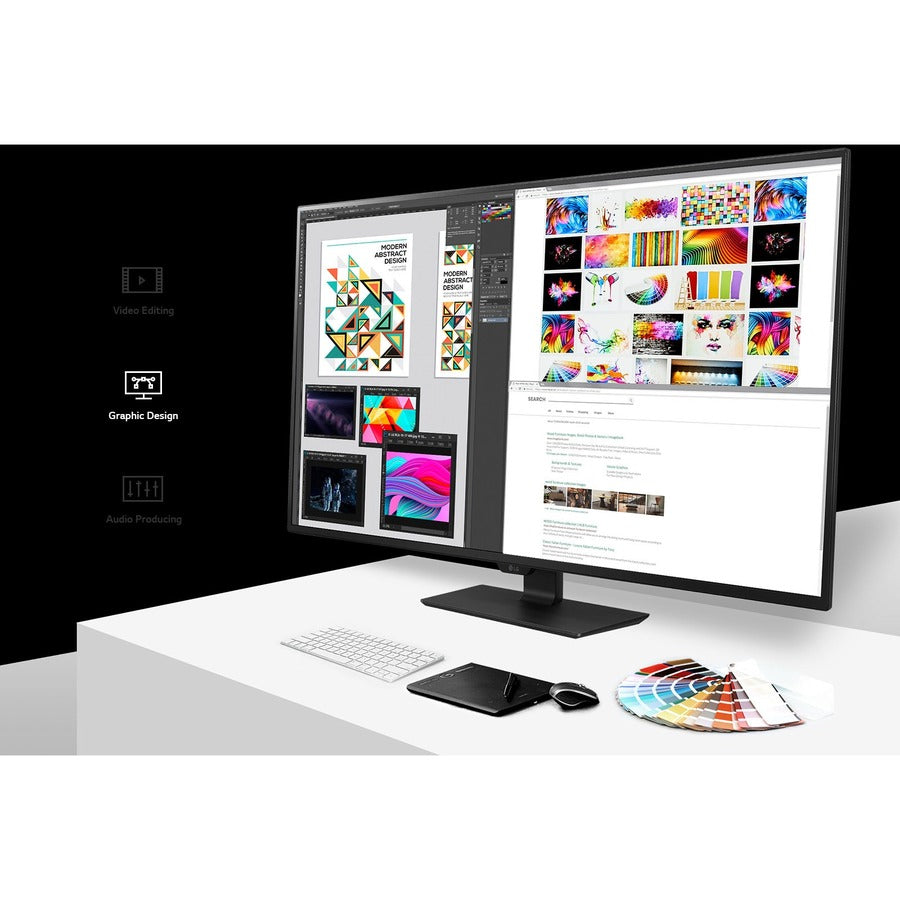 LG 43UN700-B 42.5" 4K UHD LCD Monitor - 16:9 - Black 43UN700-B