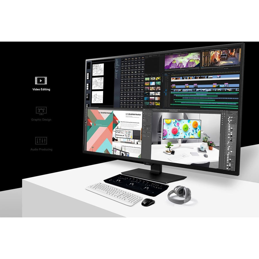 LG 43UN700-B 42.5" 4K UHD LCD Monitor - 16:9 - Black 43UN700-B