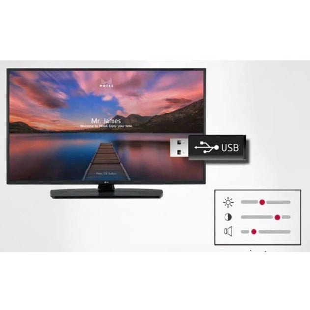 Téléviseur LED-LCD intelligent LG US670H 43US670H9UA 43" - 4K UHDTV - Noir céramique 43US670H9UA