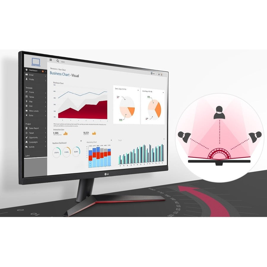 LG 24MP60G-B 24" Full HD Edge LED LCD Monitor - 16:9 - Matte Black 24MP60G-B