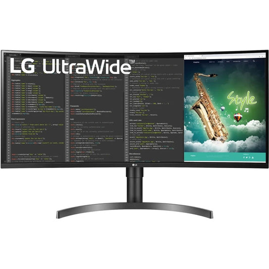 Moniteur LCD incurvé LG Ultrawide 35BN75C-B 35" UW-QHD - 21:9 - Noir texturé 35BN75C-B