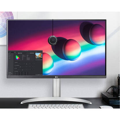 Moniteur LCD LED Edge 4K UHD 27" LG UltraFine 27UP850N-W - 16:9 27UP850N-W