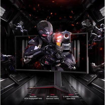 LG UltraGear 34GN850-B 34" UW-QHD Curved Screen Gaming LCD Monitor - 21:9 - Black, Red 34GN850-B