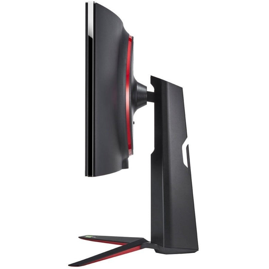 LG UltraGear 34GN850-B 34" UW-QHD Curved Screen Gaming LCD Monitor - 21:9 - Black, Red 34GN850-B