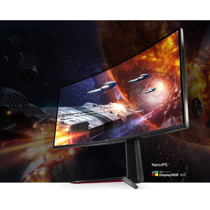 LG UltraGear 38GN950-B 38" UW-QHD+ Curved Screen Gaming LCD Monitor - 21:9 - Black 38GN950-B
