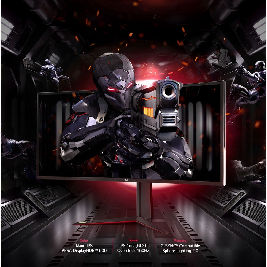 LG UltraGear 38GN950-B 38" UW-QHD+ Curved Screen Gaming LCD Monitor - 21:9 - Black 38GN950-B