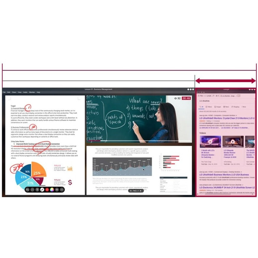 Moniteur LCD de jeu à LED LG Ultrawide 29WP500-B 29 pouces UW-UXGA Edge - 21:9 29WP500-B