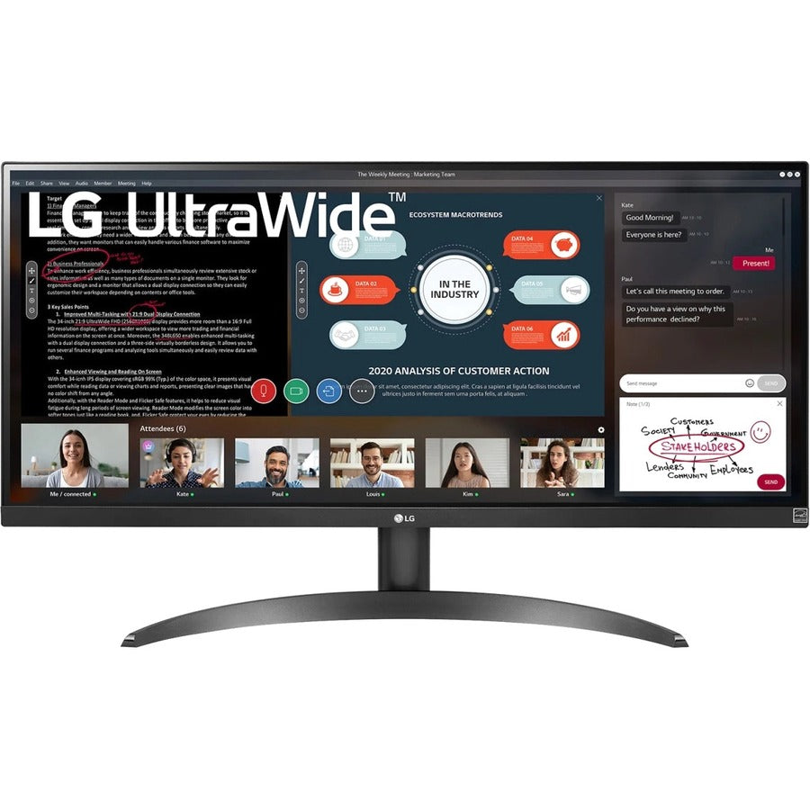 Moniteur LCD de jeu à LED LG Ultrawide 29WP500-B 29 pouces UW-UXGA Edge - 21:9 29WP500-B