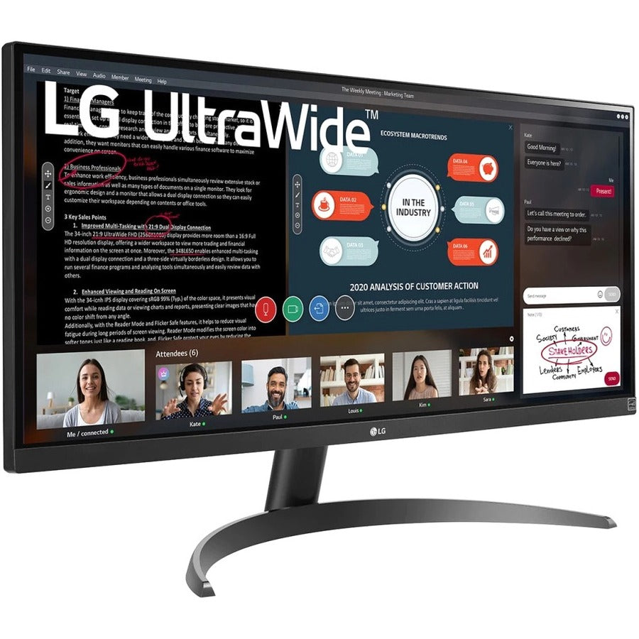 Moniteur LCD de jeu à LED LG Ultrawide 29WP500-B 29 pouces UW-UXGA Edge - 21:9 29WP500-B