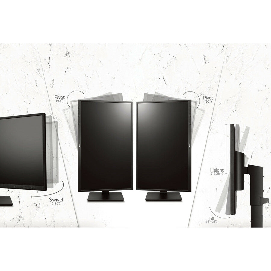 LG 27BK550Y-B Full HD LED LCD Monitor - 16:9 - Textured Black 27BK550Y-B