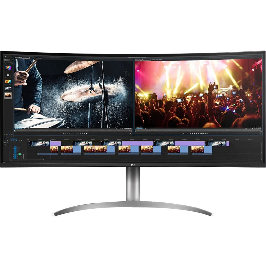 LG 40WP95C-W 39.7" 5K2K WUHD Curved Screen LED LCD Monitor - 21:9 - Silver 40WP95C-W