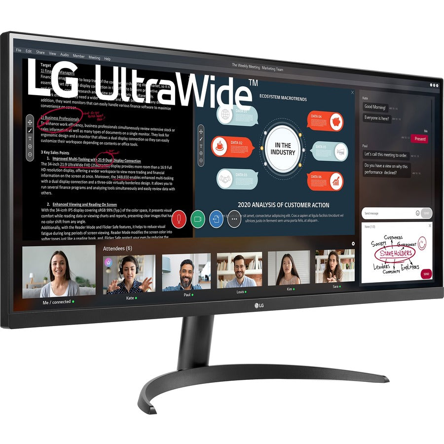 Moniteur LCD de jeu LED LG Ultrawide 34WP500-B 34" UW-UXGA - 21:9 34WP500-B