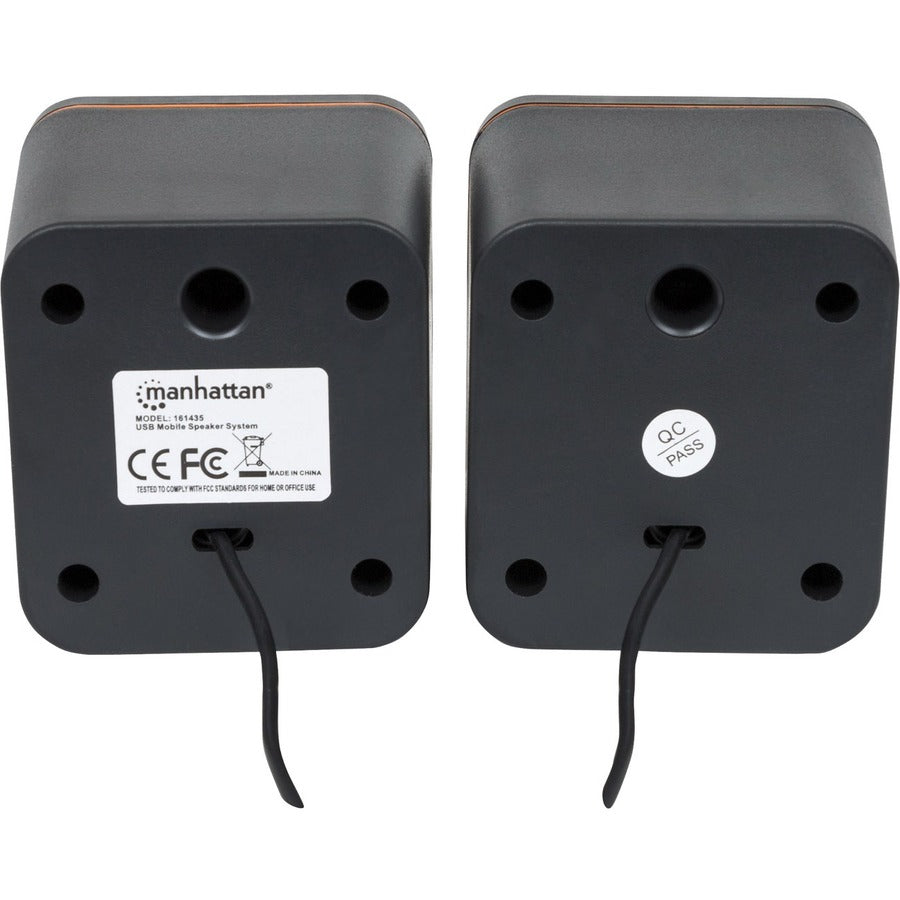 Système d'enceintes Manhattan - 6 W RMS - Noir 161435