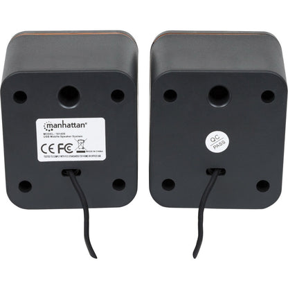 Système d'enceintes Manhattan - 6 W RMS - Noir 161435