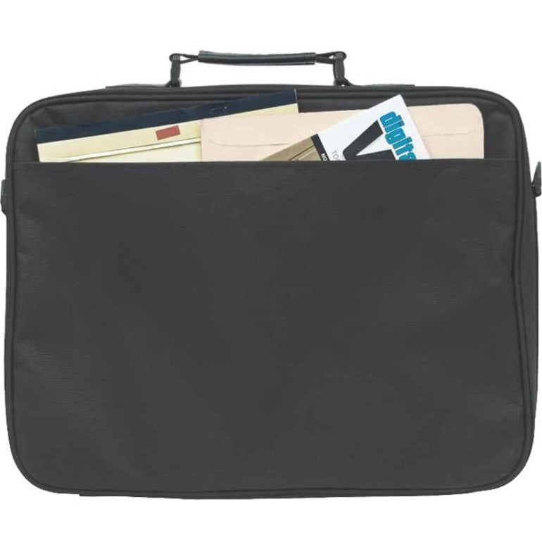 Sacoche pour ordinateur portable Manhattan Empire 17,3", modèle à clapet, poche pour accessoires, bandoulière (amovible), étui pour ordinateur portable, noir, garantie de trois ans 421560