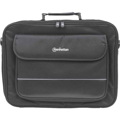 Sacoche pour ordinateur portable Manhattan Empire 17,3", modèle à clapet, poche pour accessoires, bandoulière (amovible), étui pour ordinateur portable, noir, garantie de trois ans 421560