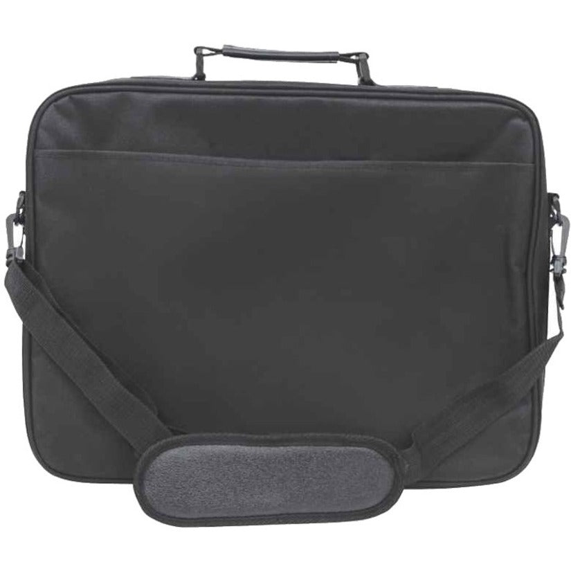 Sacoche pour ordinateur portable Manhattan Empire 17,3", modèle à clapet, poche pour accessoires, bandoulière (amovible), étui pour ordinateur portable, noir, garantie de trois ans 421560