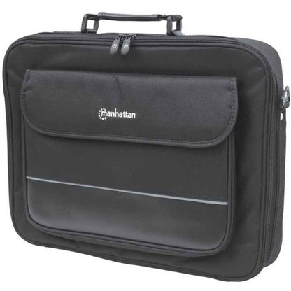 Sacoche pour ordinateur portable Manhattan Empire 17,3", modèle à clapet, poche pour accessoires, bandoulière (amovible), étui pour ordinateur portable, noir, garantie de trois ans 421560
