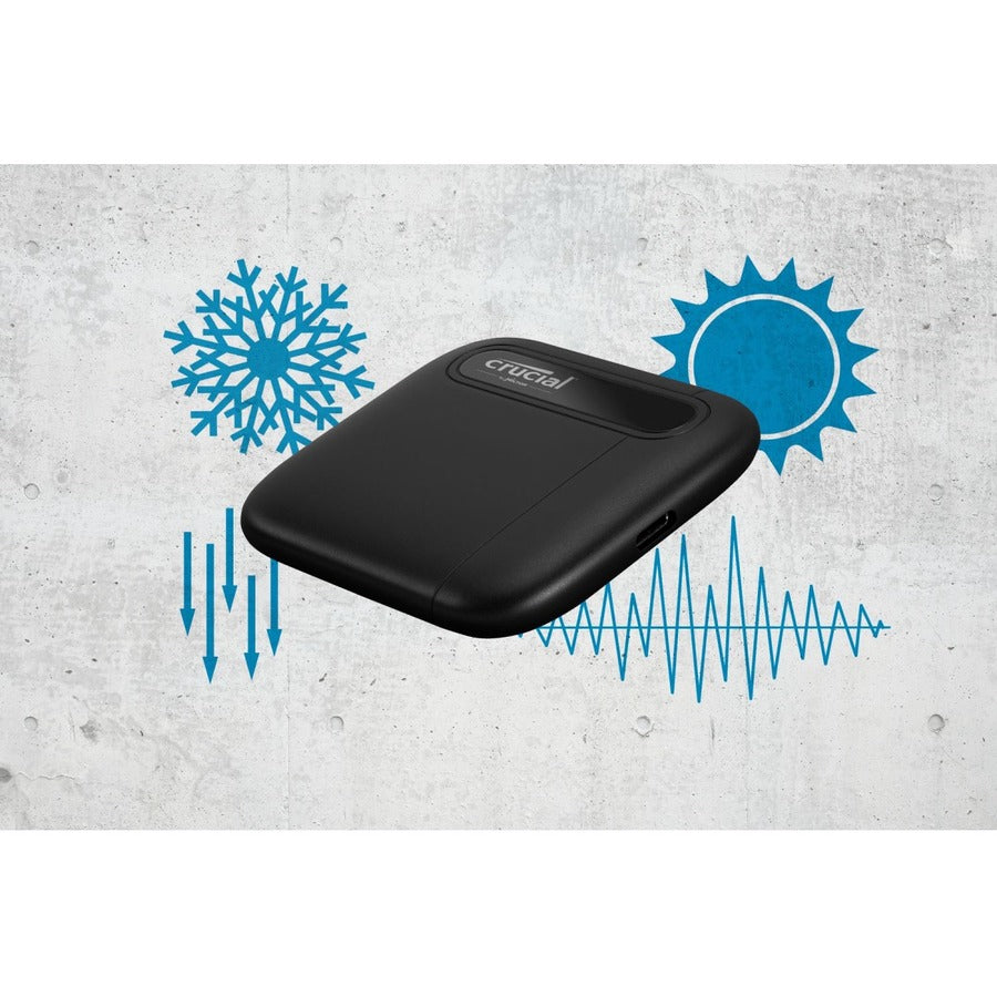 Disque SSD portable Crucial X6 500 Go - Interne CT500X6SSD9