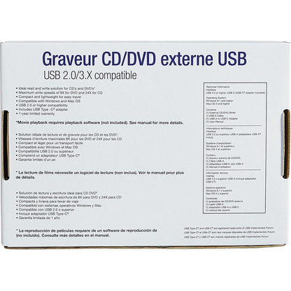 Graveur DVD Verbatim - Externe 71123