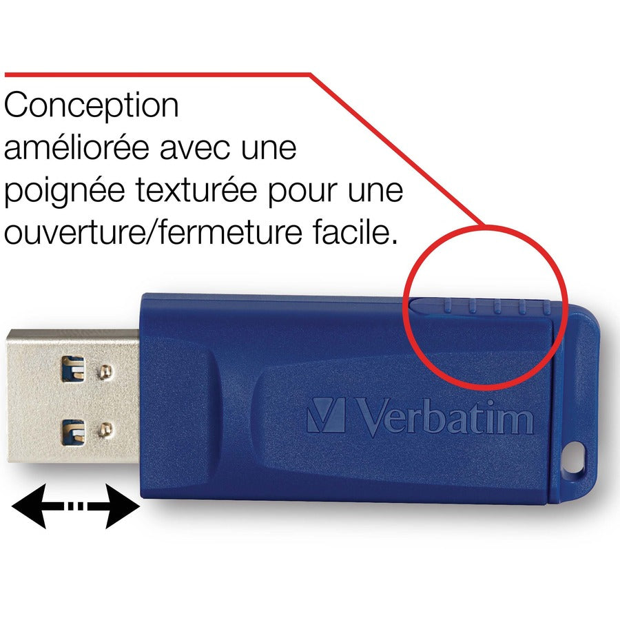 Clé USB Verbatim 4 Go - Bleu 97087